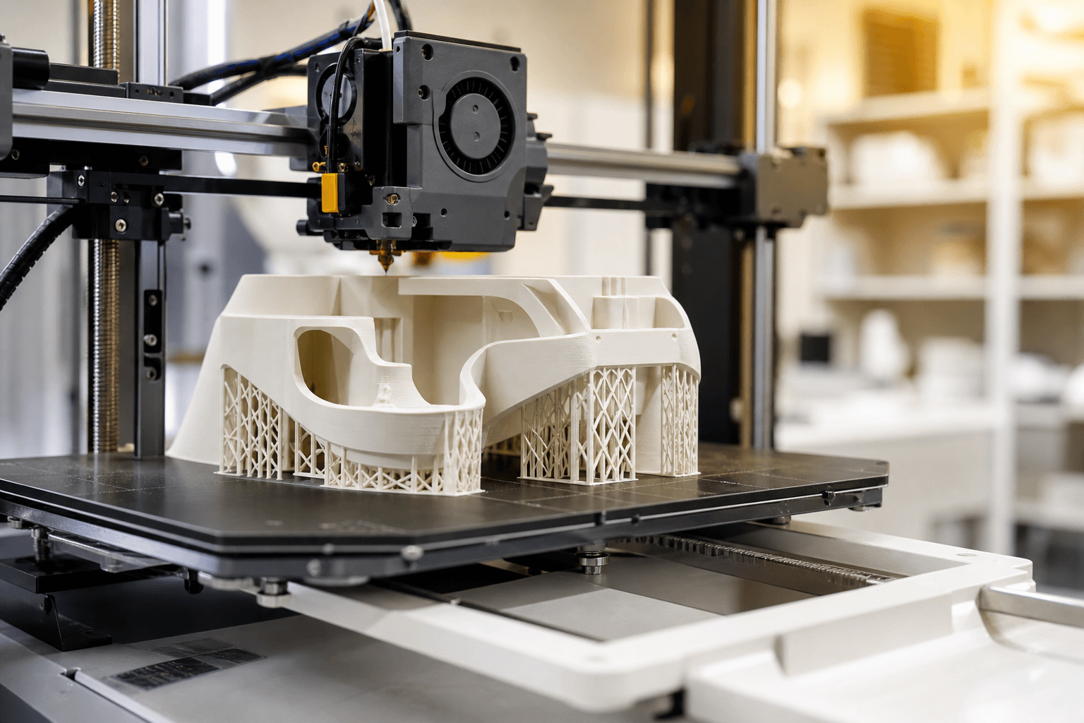 Rapid prototyping of a complex part on an FDM 3D printer